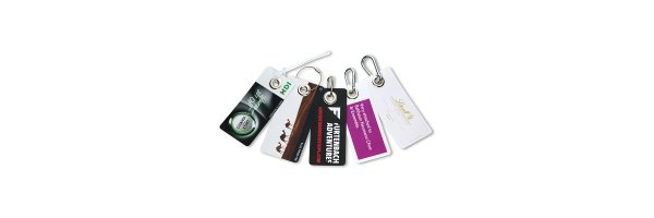 Luggage Tag with metal eyelet