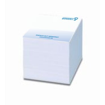 Notizblock Würfel 9 x9 cm 800 Blatt mit Druck