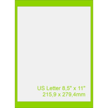 Blocks - US Letter format 8,5"x11" 50 sheets
