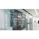 Aufkleber 10 x 10 cm transparent mit Farb- und...