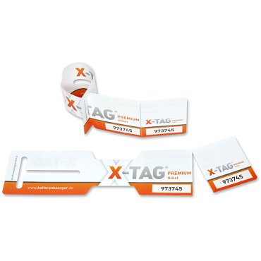 X-TAG Premium Ticket Luggage Tag