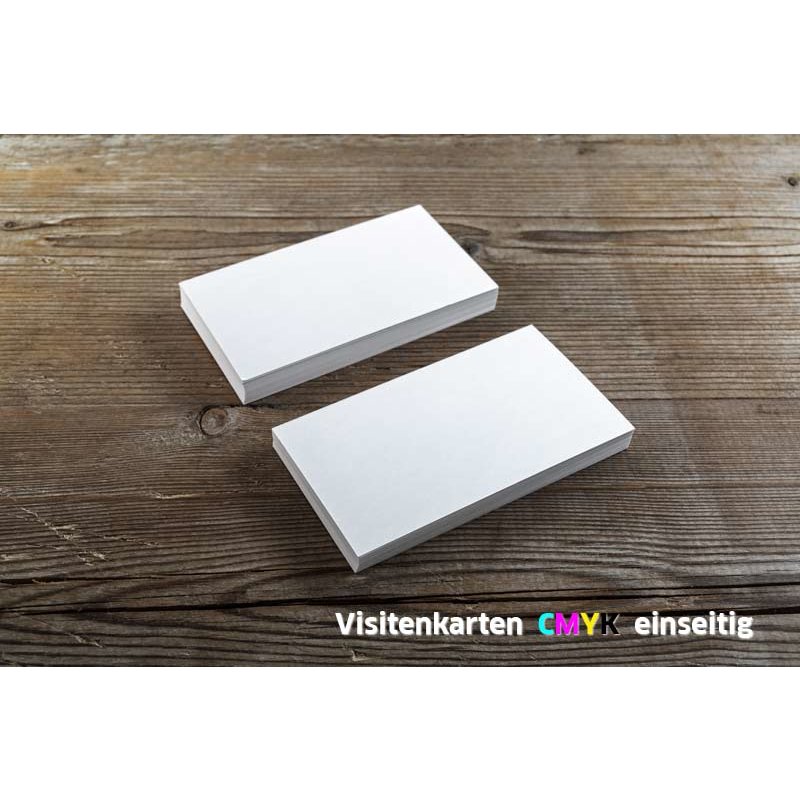 100 Visitenkarten Laminiert 85x55mm - Premium Karten Inkl. Kartenspender