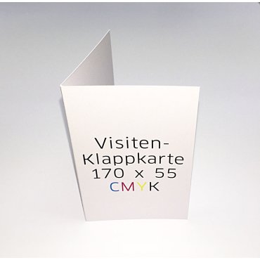 Klapp-Visitenkarten digital 85x110 doppelseitig