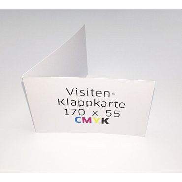 Klapp-Visitenkarten digital 170x55 doppelseitig