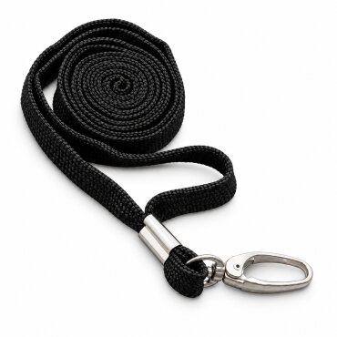 Lanyard schwarz 10 mm